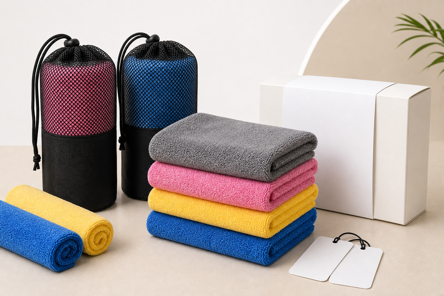 Waffle Weave Glass Cleaning Towel