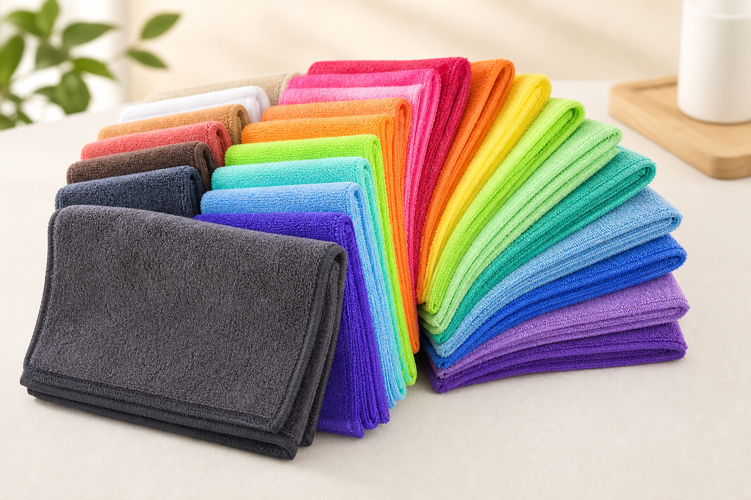 Edgeless Microfiber Polishing Towel