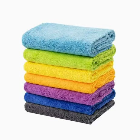 High-Density Double-Sided Coral Fleece Towel