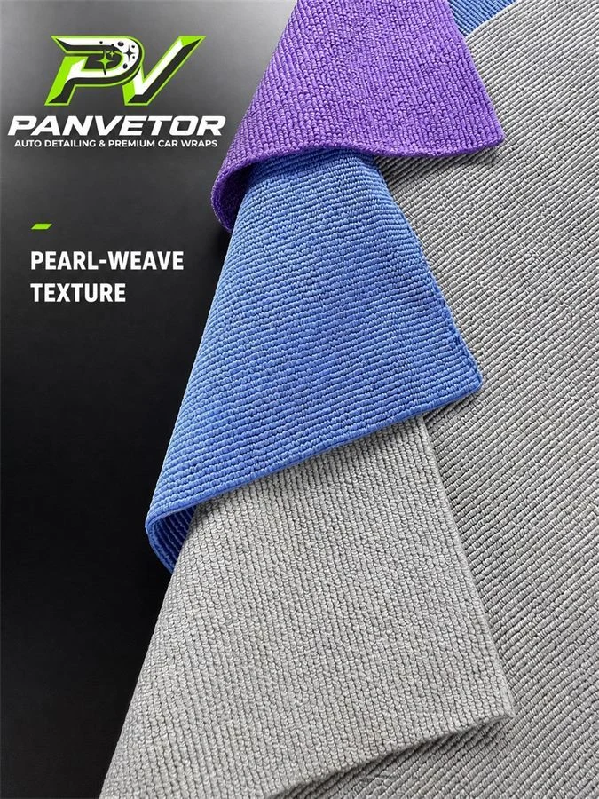 C14 Pearl-Weave Detailing Towel - detail 2